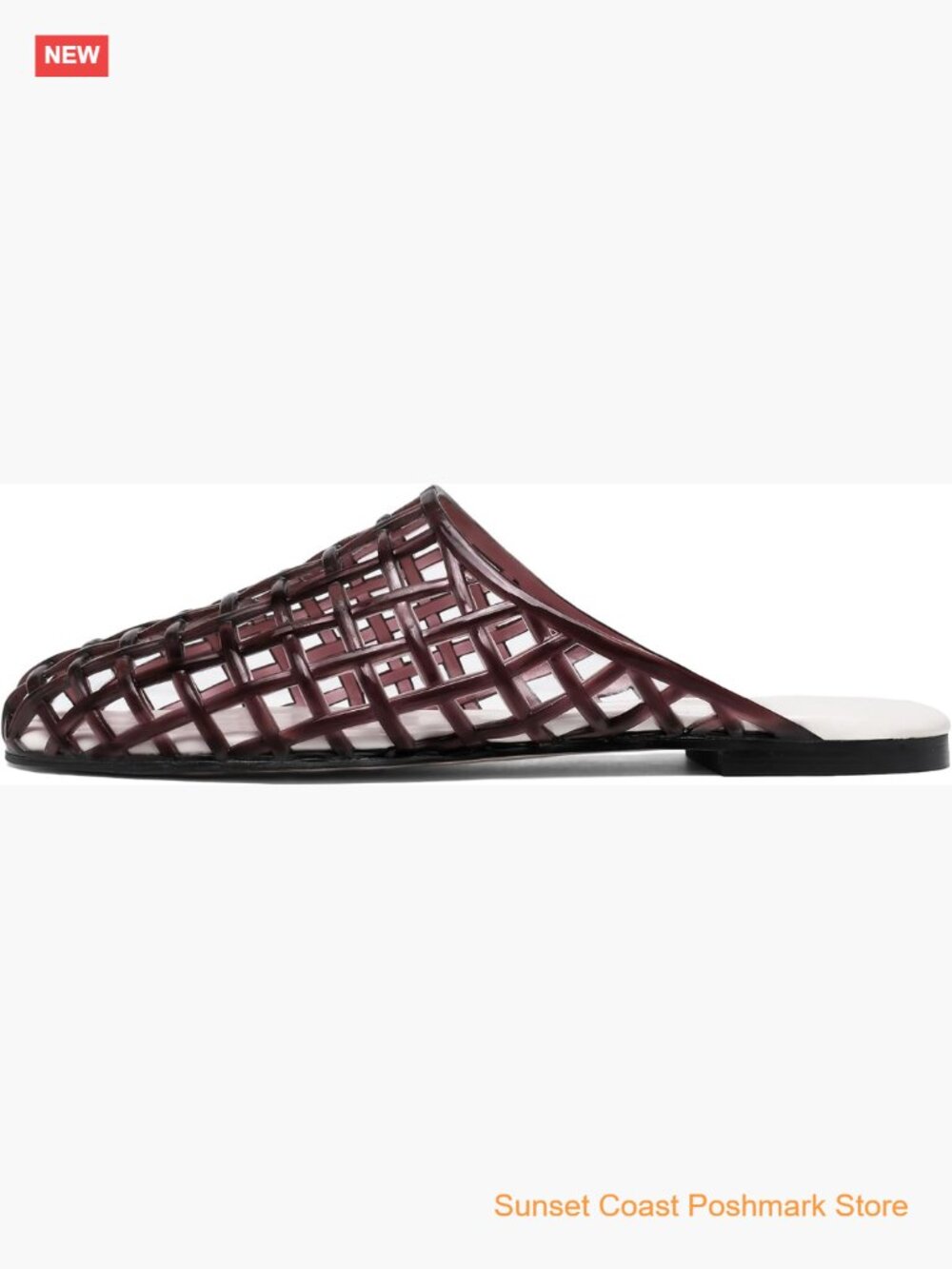 Clear Jelly Slides Women Slip On Comfortable Closed Toe Flats Sandals Beach